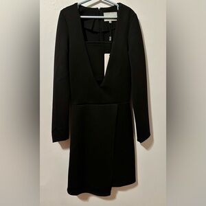 Lavish Alice Black Cutout Bandeau‎ Dress Size UK 6